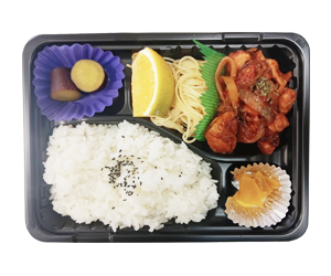 鶏トマトカレー炒め弁